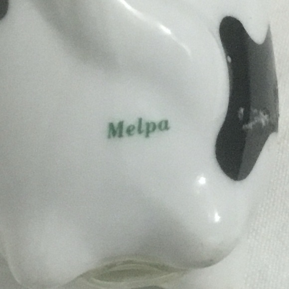 Vintage Melpa ceramic Black and White salt and pepper shakers- made in Japan - Picture 3 of 5
